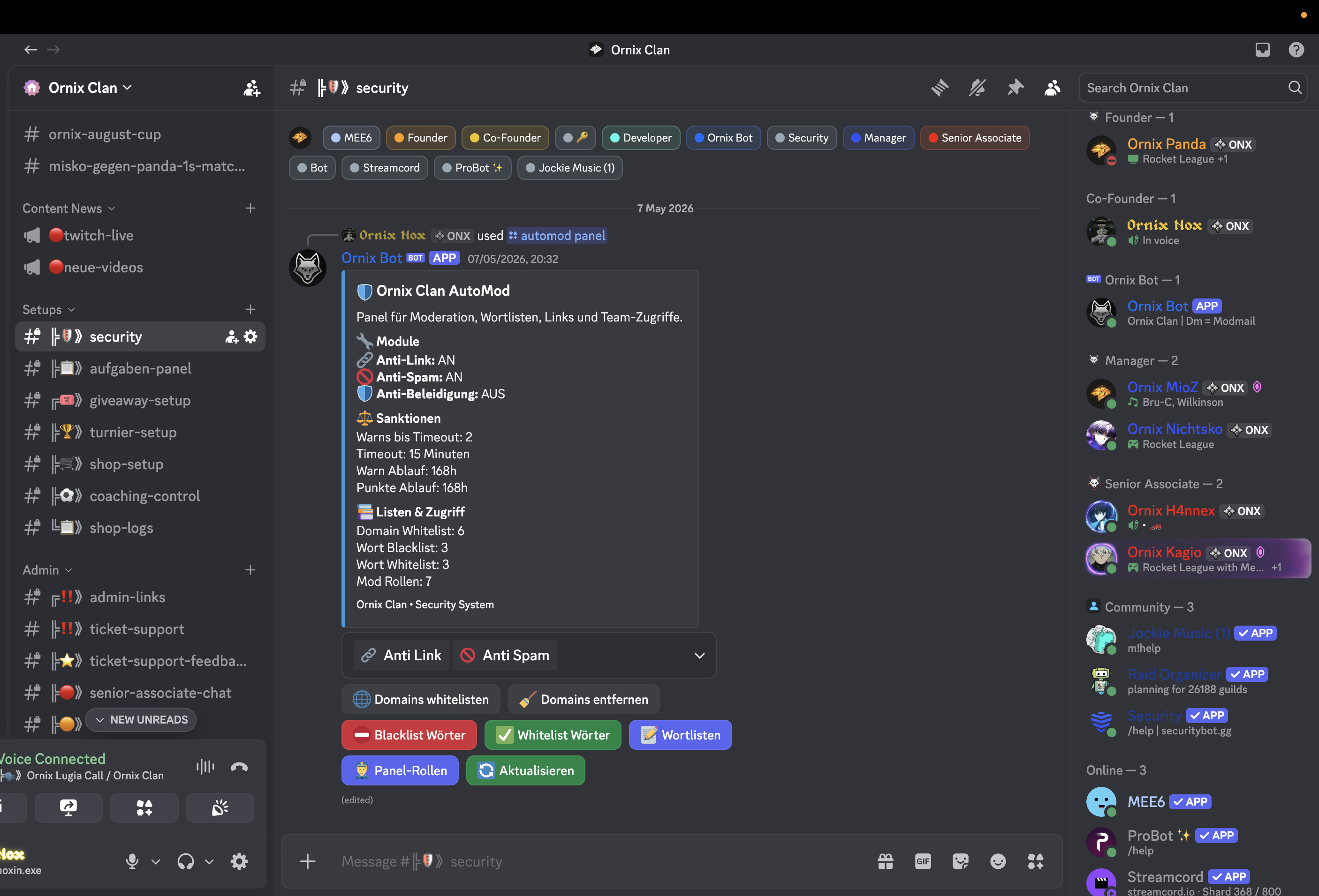 Discord Bot Projekt von noxin.exe